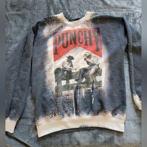 Punch cowboy sweatshirt size small